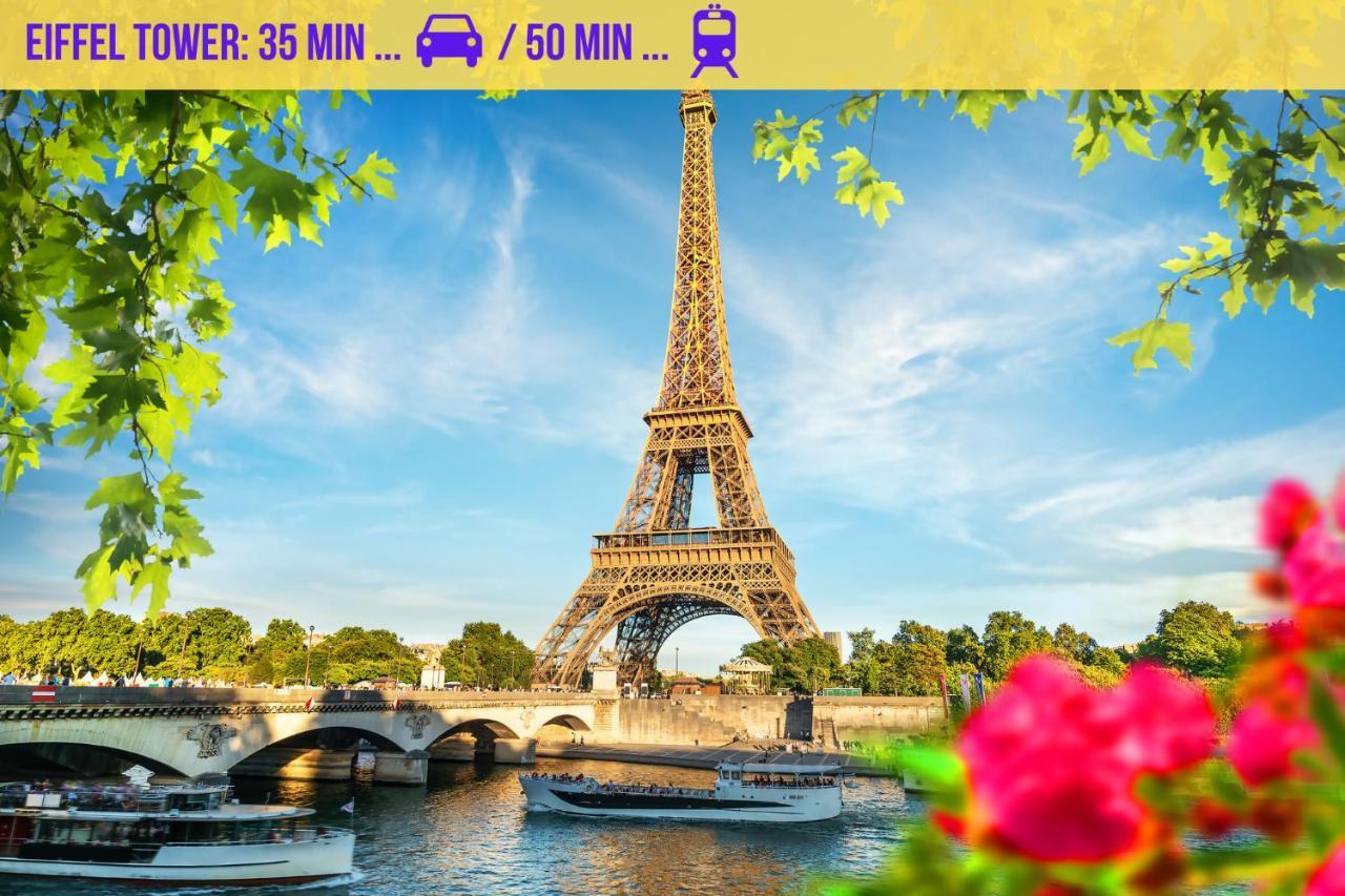 Qhome 5 - F3 Confortable Entre Paris Et Disney - Parking Prive Villiers-sur-Marne Exterior foto